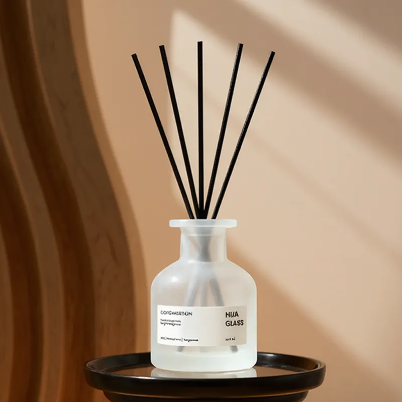 120ml Green Boston Round Glass Reed Diffuser Bottle Home Diffuser Bottle 