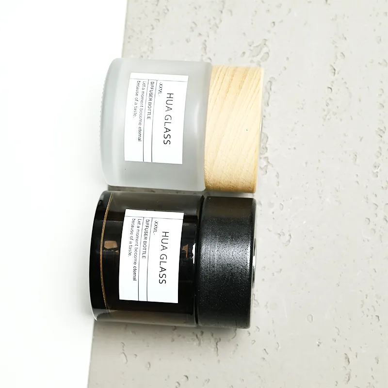 120ml Green Boston Round Glass Reed Diffuser Bottle Home Diffuser Bottle 