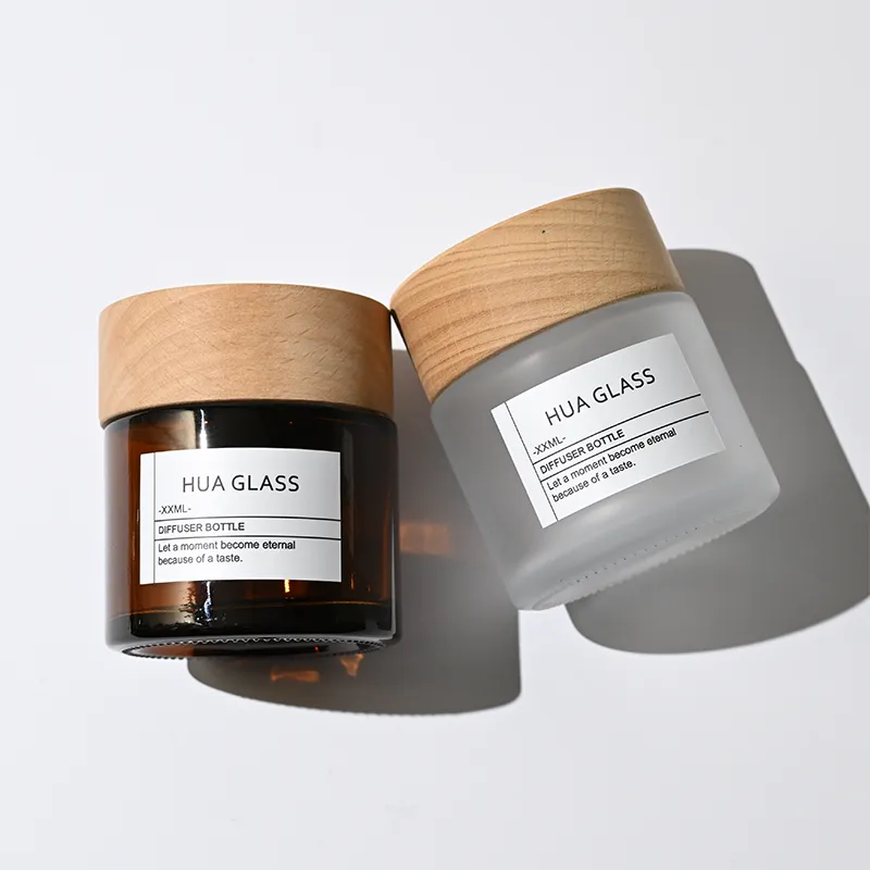 120ml Green Boston Round Glass Reed Diffuser Bottle Home Diffuser Bottle 