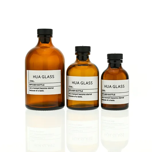 HD10131  30ml 50ml 100ml  Glass Reed Diffuser Bottle Home Difuser Bottle