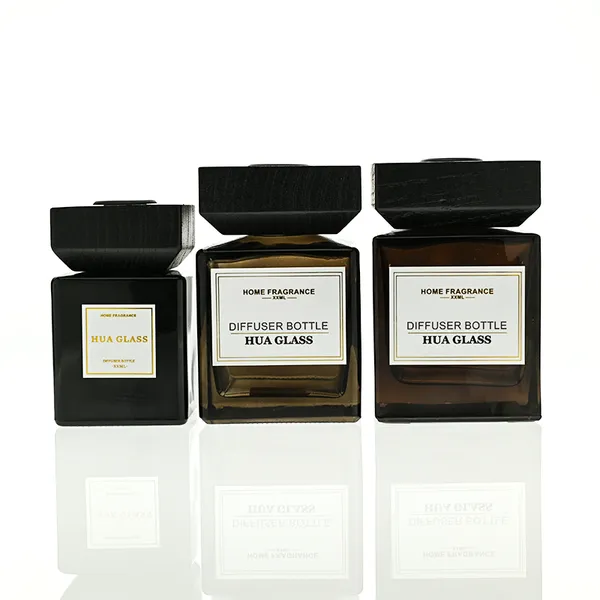 120ml Green Boston Round Glass Reed Diffuser Bottle Home Diffuser Bottle 