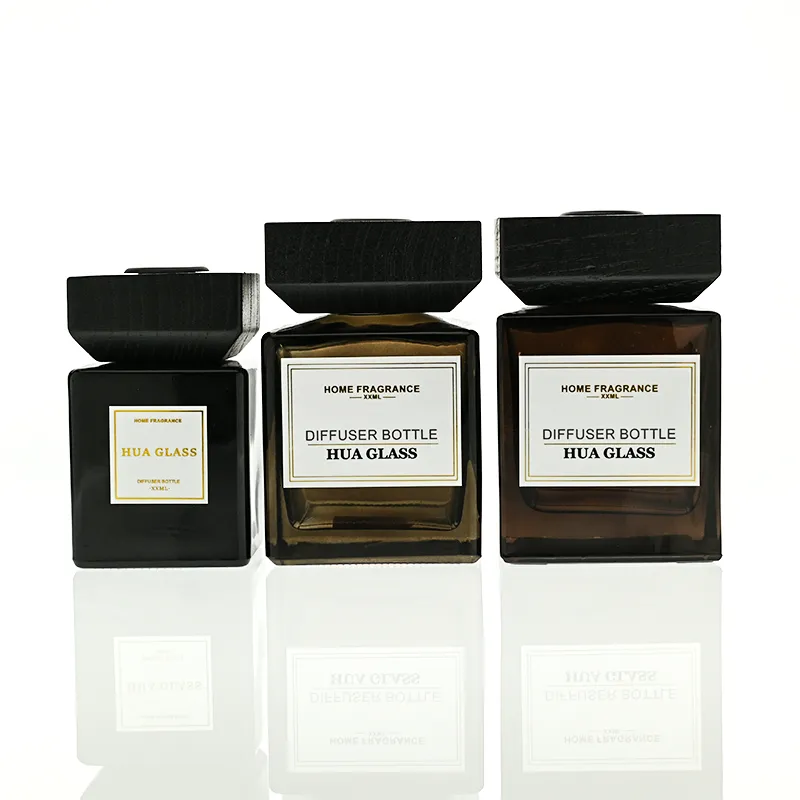 120ml Green Boston Round Glass Reed Diffuser Bottle Home Diffuser Bottle 