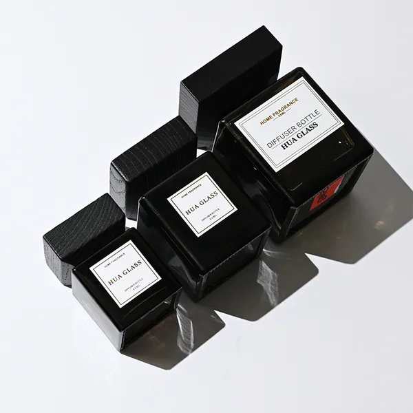 120ml Green Boston Round Glass Reed Diffuser Bottle Home Diffuser Bottle 