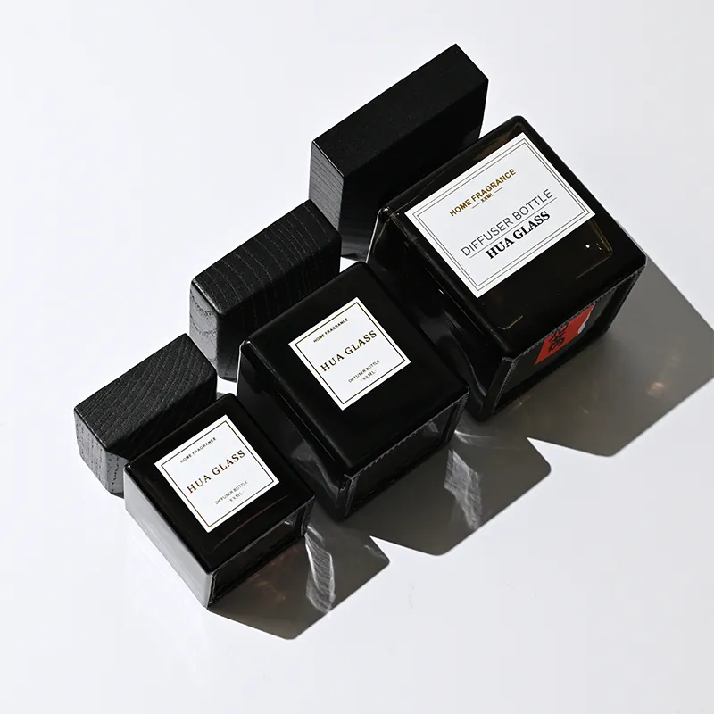 120ml Green Boston Round Glass Reed Diffuser Bottle Home Diffuser Bottle 