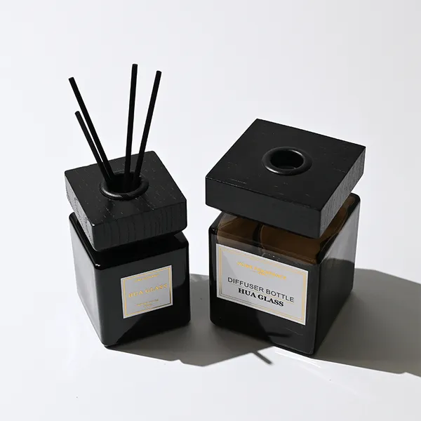 120ml Green Boston Round Glass Reed Diffuser Bottle Home Diffuser Bottle 