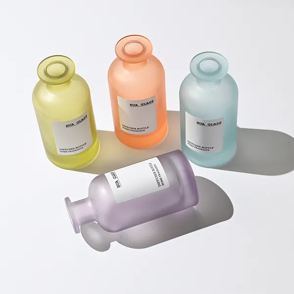 120ml Green Boston Round Glass Reed Diffuser Bottle Home Diffuser Bottle 