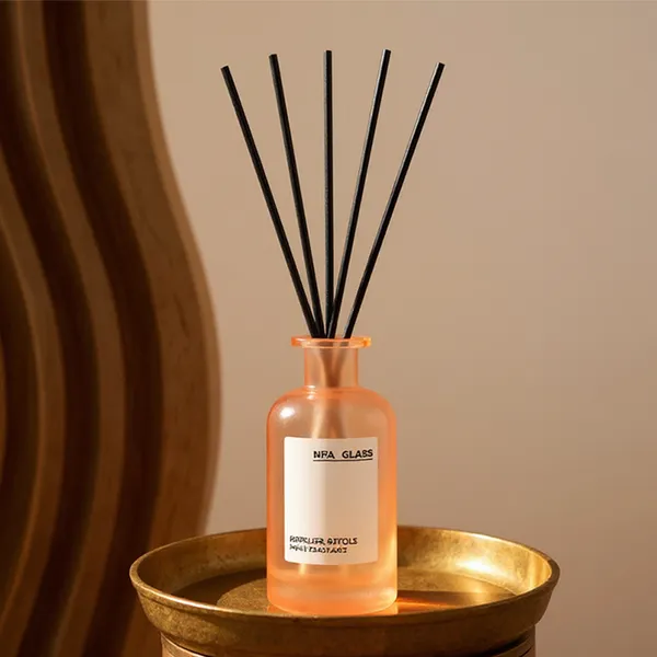 120ml Green Boston Round Glass Reed Diffuser Bottle Home Diffuser Bottle 