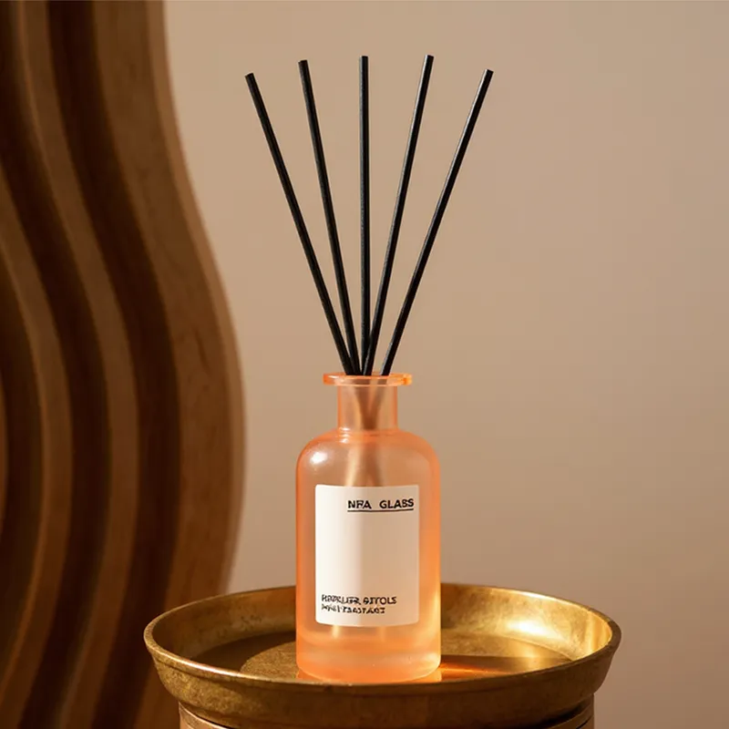 120ml Green Boston Round Glass Reed Diffuser Bottle Home Diffuser Bottle 