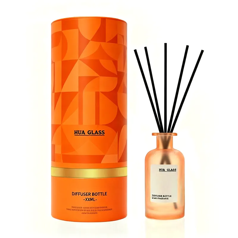 120ml Green Boston Round Glass Reed Diffuser Bottle Home Diffuser Bottle 