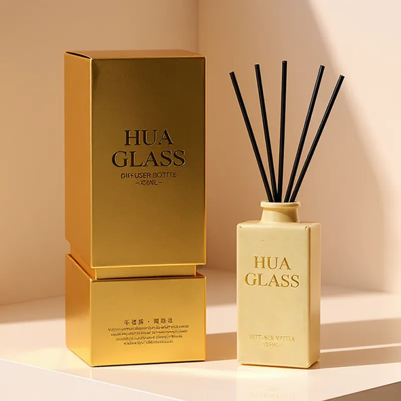 120ml Green Boston Round Glass Reed Diffuser Bottle Home Diffuser Bottle 