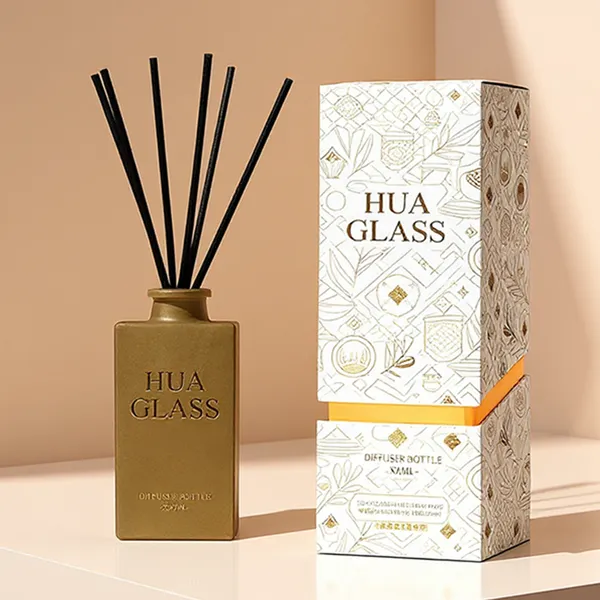 120ml Green Boston Round Glass Reed Diffuser Bottle Home Diffuser Bottle 