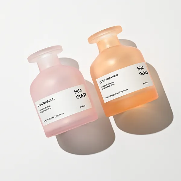 120ml Green Boston Round Glass Reed Diffuser Bottle Home Diffuser Bottle 