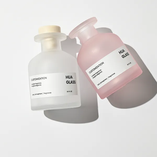 120ml Green Boston Round Glass Reed Diffuser Bottle Home Diffuser Bottle 