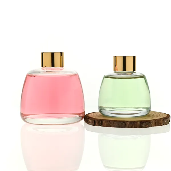 120ml Green Boston Round Glass Reed Diffuser Bottle Home Diffuser Bottle 