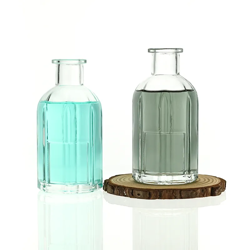 120ml Green Boston Round Glass Reed Diffuser Bottle Home Diffuser Bottle 