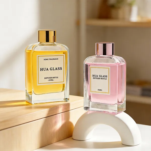 120ml Green Boston Round Glass Reed Diffuser Bottle Home Diffuser Bottle 