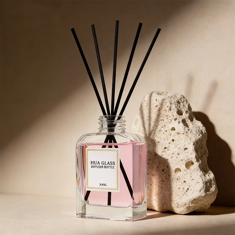 120ml Green Boston Round Glass Reed Diffuser Bottle Home Diffuser Bottle 