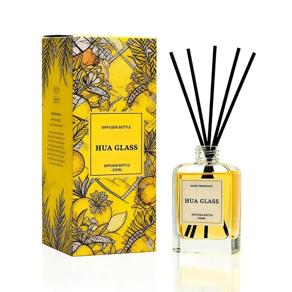 120ml Green Boston Round Glass Reed Diffuser Bottle Home Diffuser Bottle 