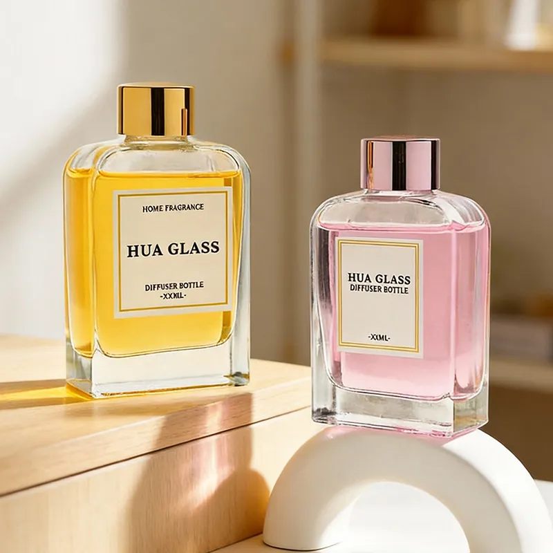 120ml Green Boston Round Glass Reed Diffuser Bottle Home Diffuser Bottle 