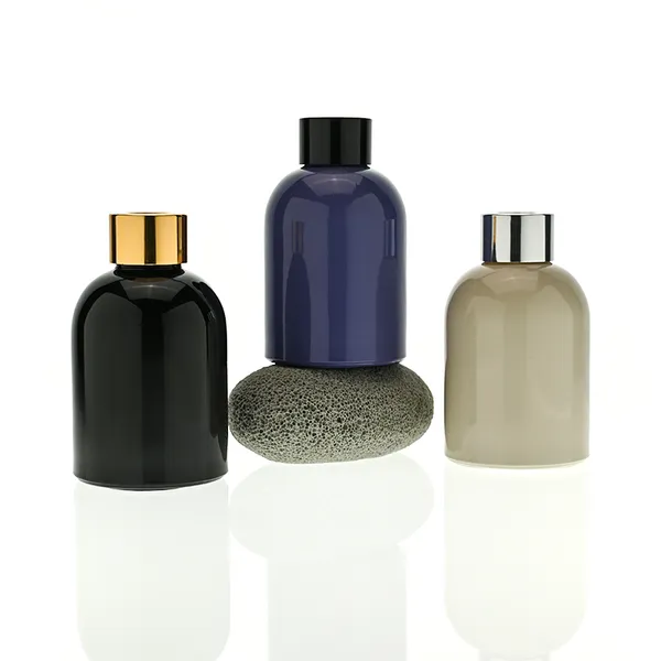 120ml Green Boston Round Glass Reed Diffuser Bottle Home Diffuser Bottle 