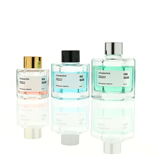 HD10141   50ml 100ml 120ml   Glass Reed Diffuser Bottle Home Difuser Bottle