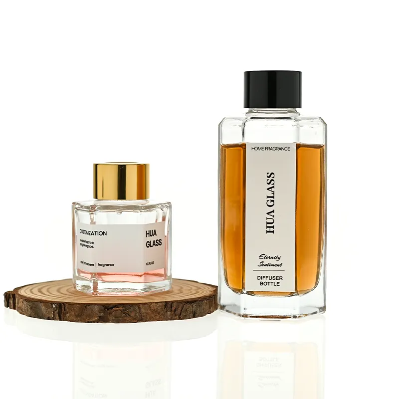 120ml Green Boston Round Glass Reed Diffuser Bottle Home Diffuser Bottle 