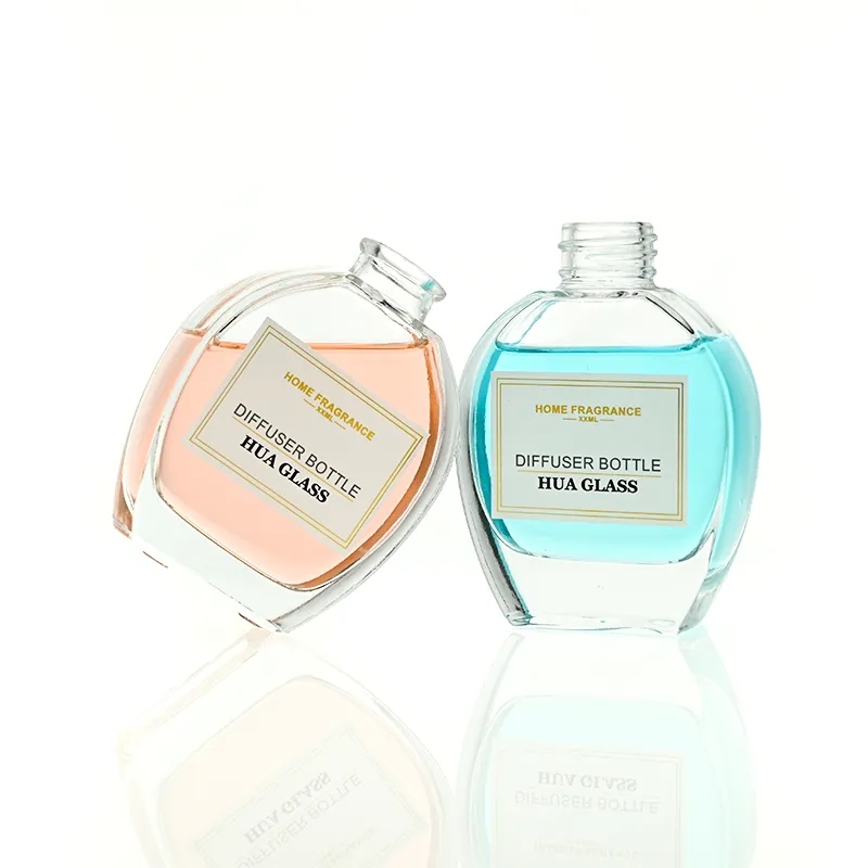 120ml Green Boston Round Glass Reed Diffuser Bottle Home Diffuser Bottle 