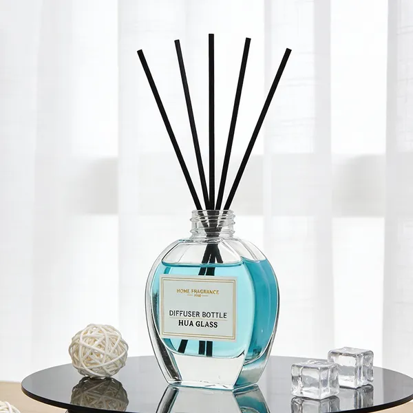 120ml Green Boston Round Glass Reed Diffuser Bottle Home Diffuser Bottle 