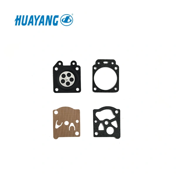Conjunto de diafragma e junta de 4 peças para a maioria dos carburadores de motosserra padrão estilo Walbro.