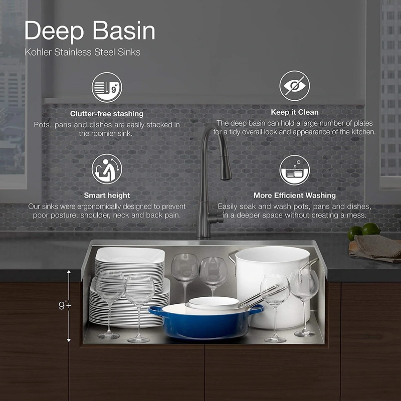 delantal fregaderos de cocina delanteros-huayou, fábrica de fregaderos de cocina de calidad 