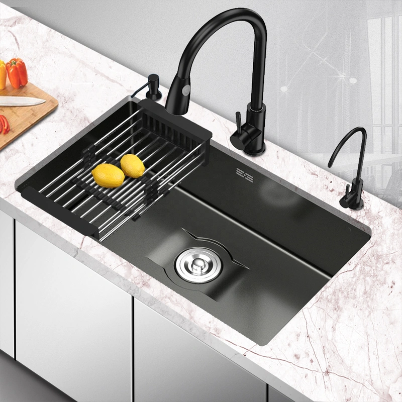 fregaderos negros -huayou, fábrica de fregaderos de cocina de calidad 