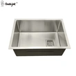 Fregadero de cocina de acero inoxidable gudsink bajo encimera hecho a mano de un solo cuenco  