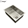 Fregadero de cocina de acero inoxidable gudsink bajo encimera hecho a mano de un solo cuenco  