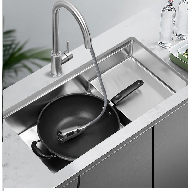 Gudsink drop in Undermount Built-in layers Stainless Steel Kitchen Sink Single bowl