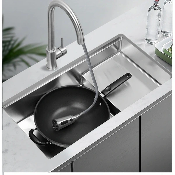Gudsink drop in Undermount Built-in layers Stainless Steel Kitchen Sink Single bowl