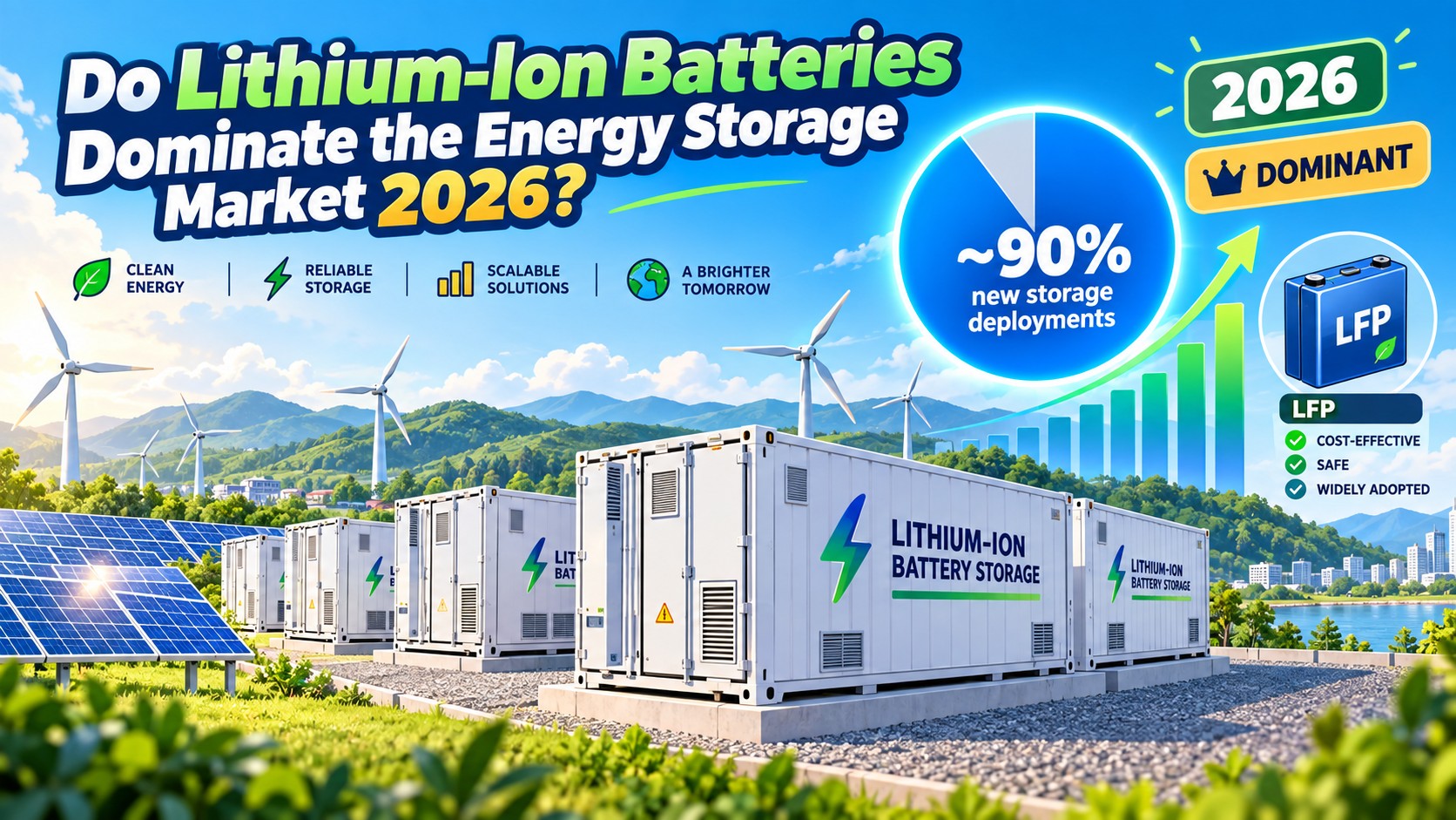 Do Lithium-Ion Batteries Dominate the Energy Storage Market in 2026