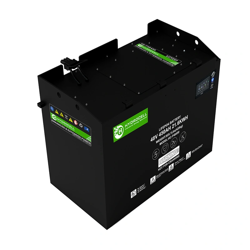 48v 450ah بطاريات رافعة شوكية دورة عميقة lifepo4  