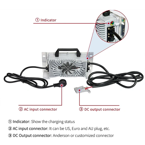 مصنع / الشركة المصنعة لشاحن بطارية Li-ion lifepo4  