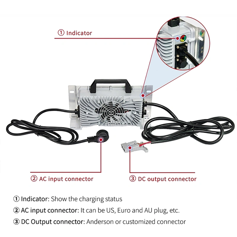 مصنع / الشركة المصنعة لشاحن بطارية Li-ion lifepo4  