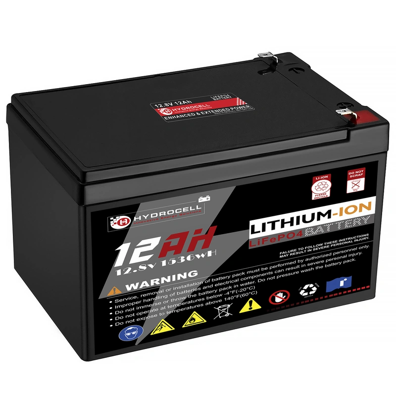 Cycles profonds batterie au lithium 12v lifepo4 avec 5 ans de garantie