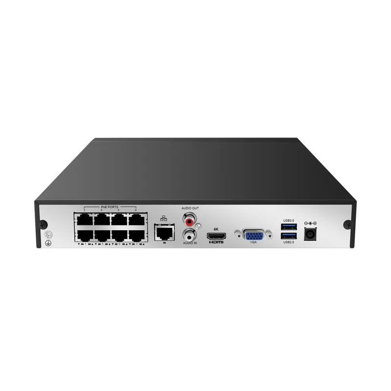 h.265 4ch 4k/8mp poe nvr