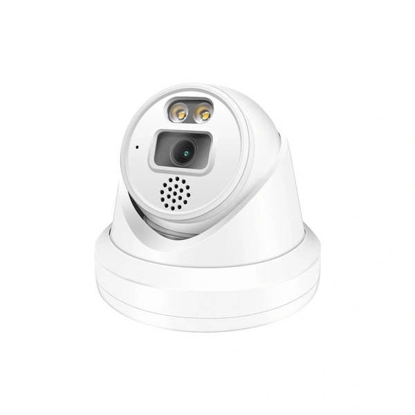 2MP Dual Light PoE Mini Turret IP camera with Microphone