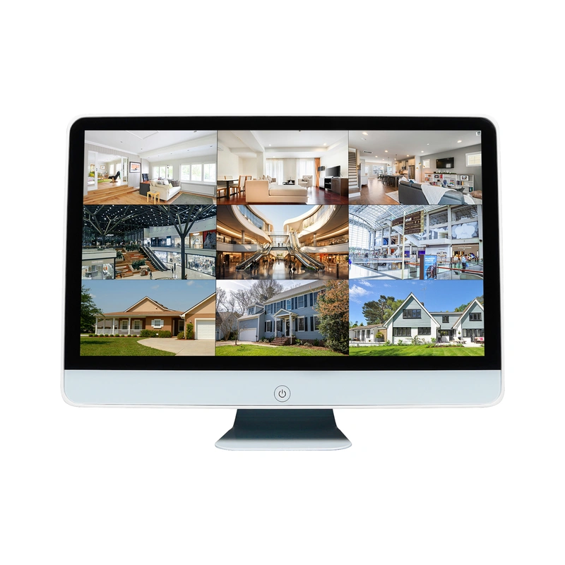 15.6 インチ lcd & 8ch 4k poe nvr コンボ