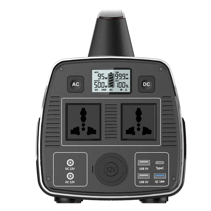 500W Solar Generator Charging Portable Solar Power Station 