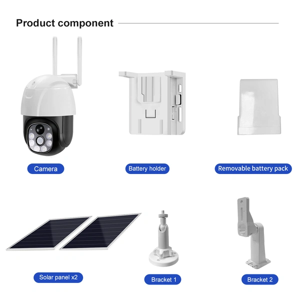 Ubox Outdoor Wireless  Security Solar Camera