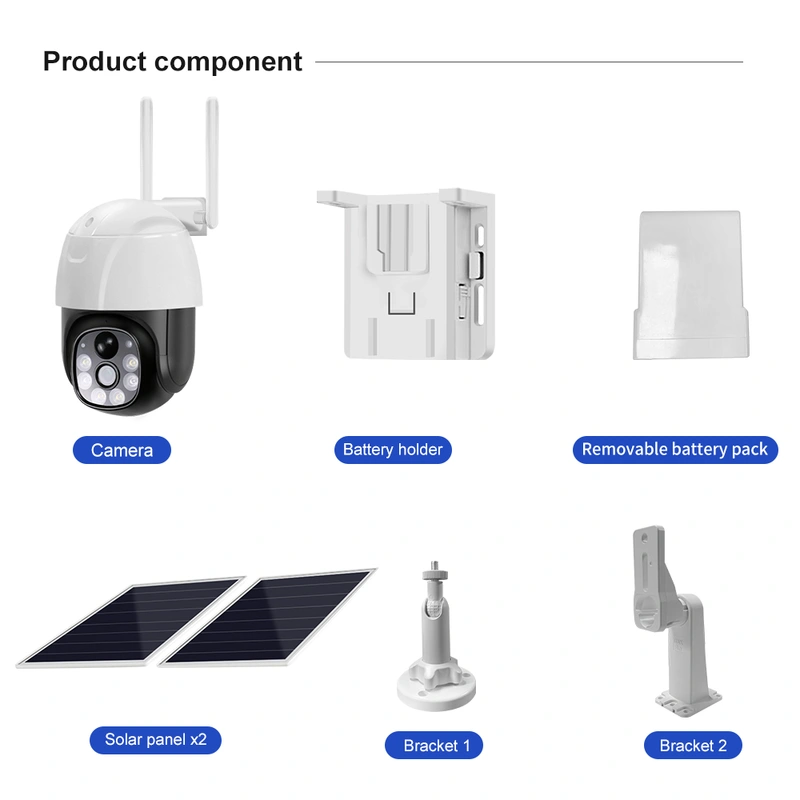 Ubox Outdoor Wireless  Security Solar Camera