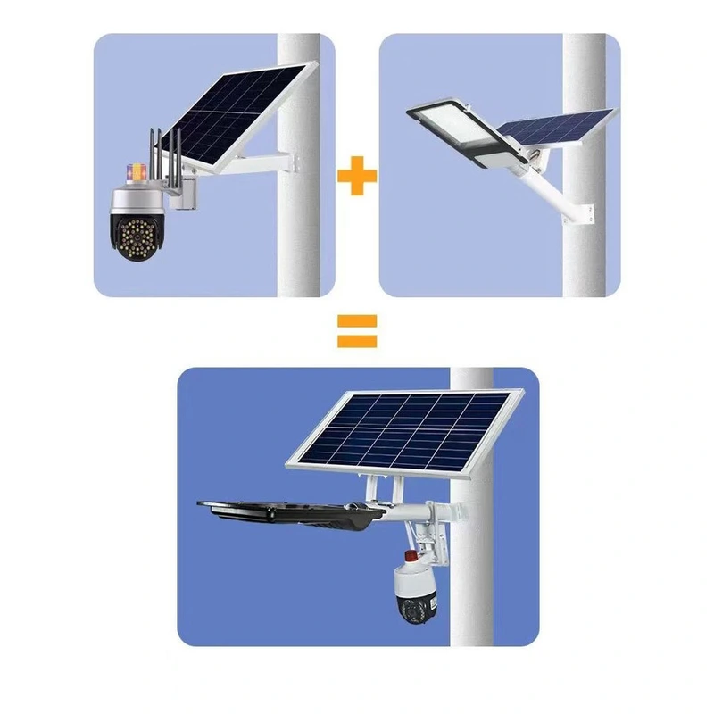 Solar monitoring street lamp integrated machine
