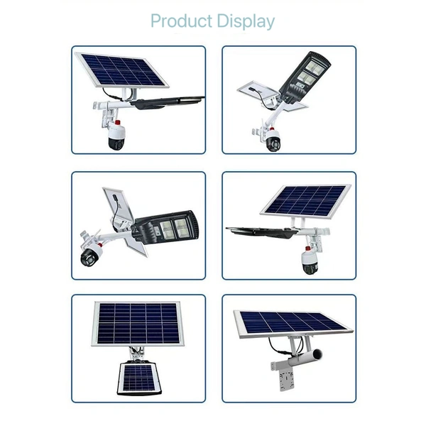 Solar monitoring street lamp integrated machine