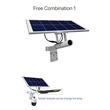 Solar monitoring street lamp integrated machine