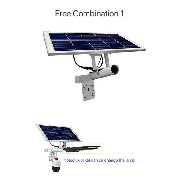 Solar monitoring street lamp integrated machine